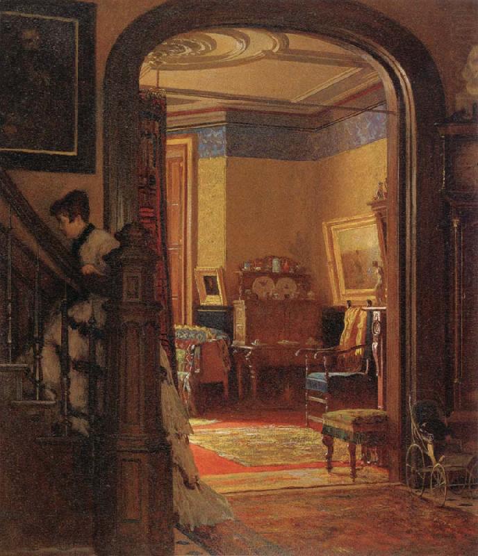 Eastman Johnson Not at Home china oil painting image